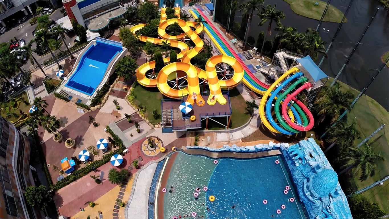 Review, Lokasi, Dan Harga Tiket Pondok Indah Waterpark - Pariwisataku